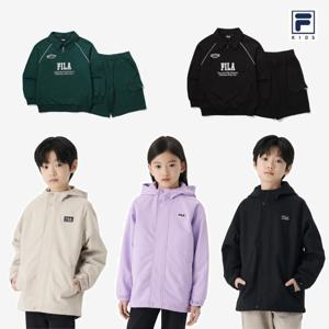 스타필드 수원휠라키즈 신학기 바람막이트레이닝 세트 5종 택1-FK2JKG1101X/FK2FSG1202M