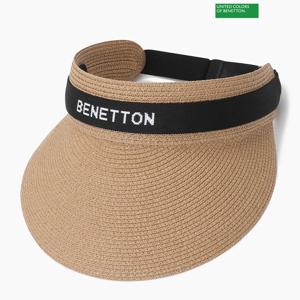 베네통 로고 페이퍼 썬 캡 BCCPA5531