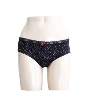 [미쏘언더웨어] 네이비 도트 헴사각(MIWQ61VN1U_59)