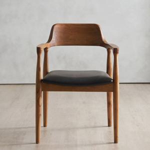 레이프 원목 식탁의자