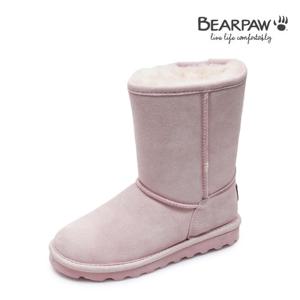 [베어파우(슈즈)]ELLE SHORT 여성 양털부츠 핑크 K1962635PD-W 3CM