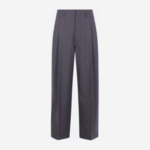 르메르 울 블렌드 더블 플리츠 팬츠 PA1294 LF414BK992