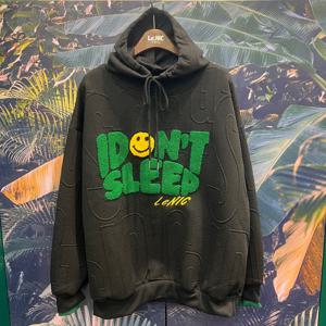 [르니앤맥코이]자가드스마일패치후드티셔츠MM10TS0700_IC