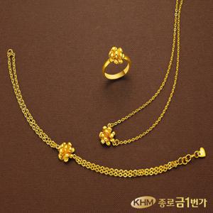 순금 목걸이/팔찌 2종택  메리골드 7.5g