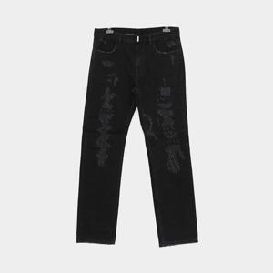 지방시 스트레이트 레그 디스트레이트 데님 팬츠 BM50UY50NY 001