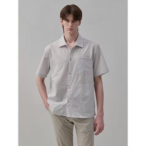 [갤럭시 라이프스타일] 경량 에어도트 반팔 오버 셔츠  라이트 그레이 (GC5365C112)