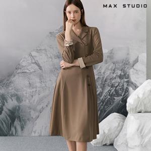 막스스튜디오 스트레치 랩 플리츠 원피스 +벨트 [런칭 가격 59,900원]