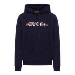 25SS 구찌 로고 프린트 코튼 저지 후드 스웨트셔츠 788771 XJG59 4735