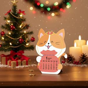 2026 냥력 고양이 미니 탁상 달력 내년 데스크 캘린더 +포장봉투