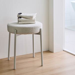 한샘 퍼프 스툴 의자 2color 보조의자 간이의자