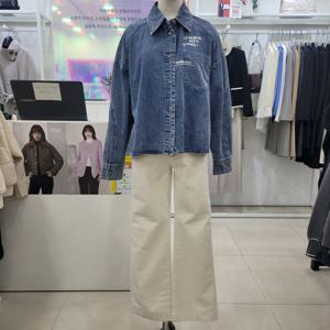 [미센스][김천구미모다점]레터링데님 블라우스MB59DBM201Z1_KG