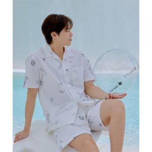 스노우피크 SNOWPEAK APPAREL [ X 헤르시] 그래픽 반팔 셔츠 (S25MMWSH38) White S25MMWSH38WH 337743