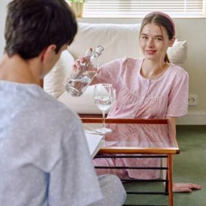 비너스 DP01 시원한 인견 커플잠옷 PA4428W+M