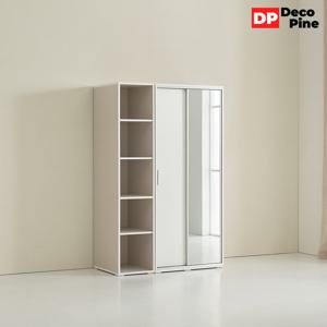 데코파인 조이 슬라이딩 장롱 1200 G세트 전신거울 선반장 원룸