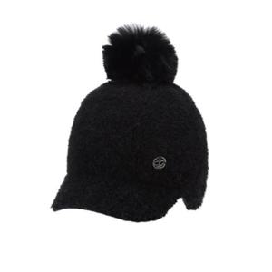 엘르골프 세이브존01 여성 귀달이 방울 니트 캡 모자 6K87405-199