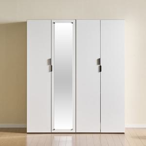 [특가] 보루네오 세인트 LPM 키큰장_도어 1600 거울 옷장세트