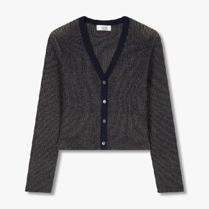 톰보이  이중립 Y넥 가디건(9105151100)