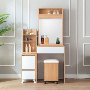 [착불배송] G1261 LED 수납 서랍 화장대 800 (거울포함) 3colors 콘솔 LED화장대 LED콘솔 수납화장대 수납콘솔 서랍화장대 거울화장대 침실화장대 드레스룸화장대