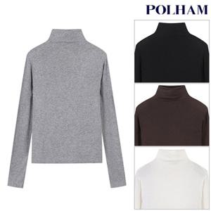 [폴햄] PHF4TU2030 여성 울블렌드 터틀넥 긴팔 티셔츠