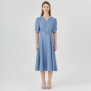 [케네스 레이디]백 버튼 포인트 원피스 (EWOPOG06)