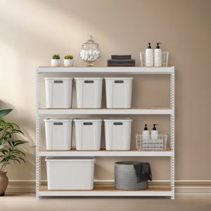 스피드랙 철제선반 1500x300x1200 4단 베란다 팬트리