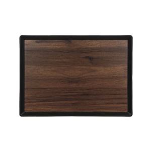 리빙메이트 우드 논슬립 테라 사각 쟁반 대 트레이 쟁반 카페쟁반 논슬립쟁만 우드쟁반