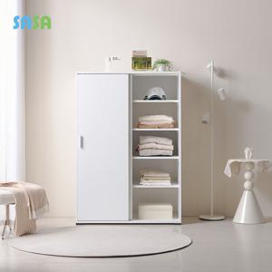 사사가구 노리 1000 5단 선반형 슬라이딩옷장