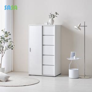 사사가구 노리 800 5단 서랍형 슬라이딩옷장