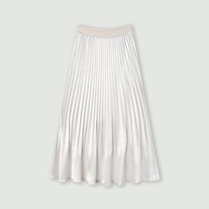 [코인코즈][정가69,000원]실키 플리츠 맥시 스커트_CD5WS905