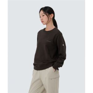 스노우피크 SNOWPEAK APPAREL 랜드 여성 맨투맨 (S25FWFHT61) Choco Brown S25FWFHT61CB 337556