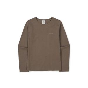 스노우피크 SNOWPEAK APPAREL 골지 여성 긴팔 티셔츠 (S26SWFTL39) Brown S26SWFTL39BR 337571