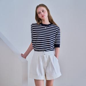 [코인코즈]스트라이프 반팔 니트_DZ5MP062