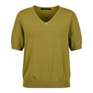 [코인코즈]하트팬던트 브이넥 반팔니트_DZ5MP076