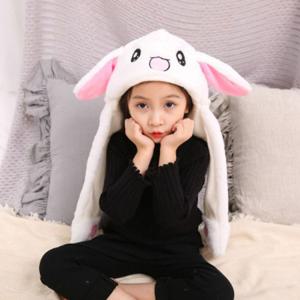 토끼모자 유아모자 털모자 귀달이모자 귀가움직이는 토끼모자
