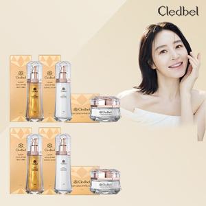 끌레드벨 럭셔리골드 풀기초세트(스킨+로션+크림) 2set
