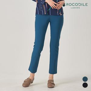 [크로커다일레이디] 뒷포켓레터링일자핏팬츠(냉감나일론)_CLBSPT201