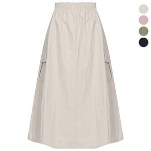[바닐라비] 여성 바스락 밴딩 카고 스커트