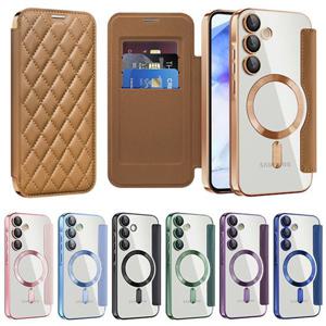 갤럭시A35 5G A356 풀커버 맥세이프 퀄팅 카드 수납 지갑 케이스