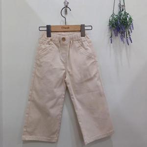 치크 sh06 여아 면기모 와이드 핏 가을바지 CKTC2482G