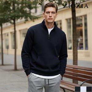 [지오지아] [남녀공용]하프집업 티셔츠 (ABC3TR3601)