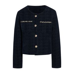 [제이제이 지고트]누빔안감 프린지포켓 라운드 트위드자켓 GR2N0JK201