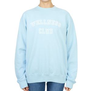 스포티앤리치 웰니스 클럽 플록 맨투맨 CR761BB BABY BLUE