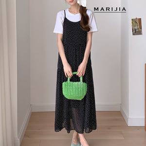 [마리지아][MARIJIA] 도트 썸머 뷔스티에 원피스_MOPB28006