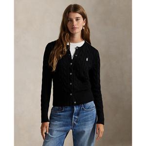 폴로 랄프 로렌 여성 케이블 니트 코튼 크루넥 카디건(WMPOSWENDW20460001)