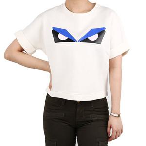 펜디 몬스터 네오프렌 반팔 맨투맨 티셔츠 여성 72MGF451018038