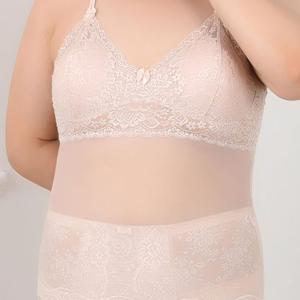 레이스 망사 빅사이즈 끈 브라런닝 B컵 메리야스 속옷