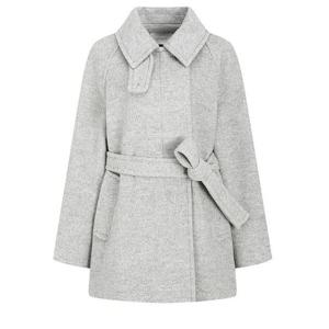 [제이제이 지고트]울 백 플리츠 래글런 하프 코트 GPBA0CTR51