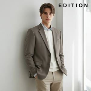 [에디션] 베이지 스트레치 포멀 셋업 자켓 (NED4KG1953_BE)