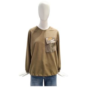 [페이지플린]라운드넥 자수 포켓 맨투맨 티셔츠 F5CTS012