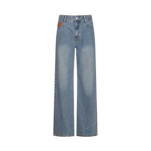 [르샵]25l1l32dsl010레자배색포켓 일자와일드 데님 팬츠_CJ